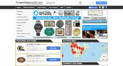 Desktop Screenshot of liveauctionworld.com